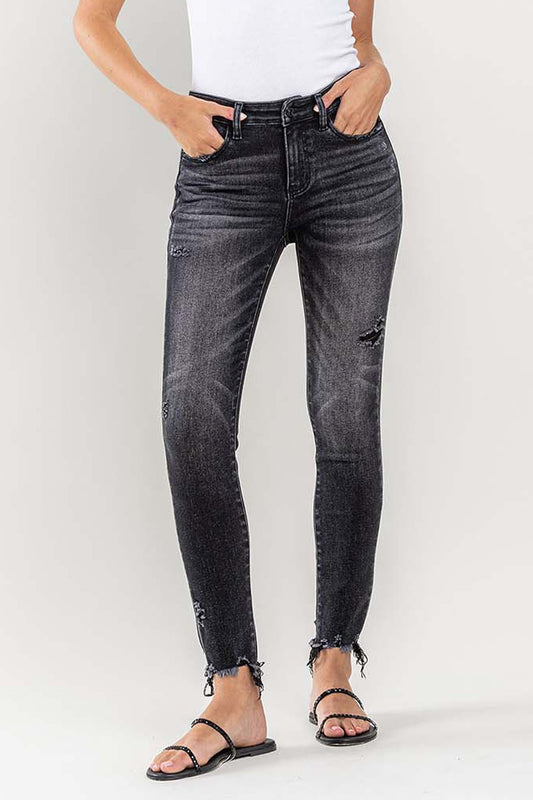 Lovervet Mid Rise Cropped Skinny Jeans