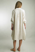 Stella Linen Shirt Dress