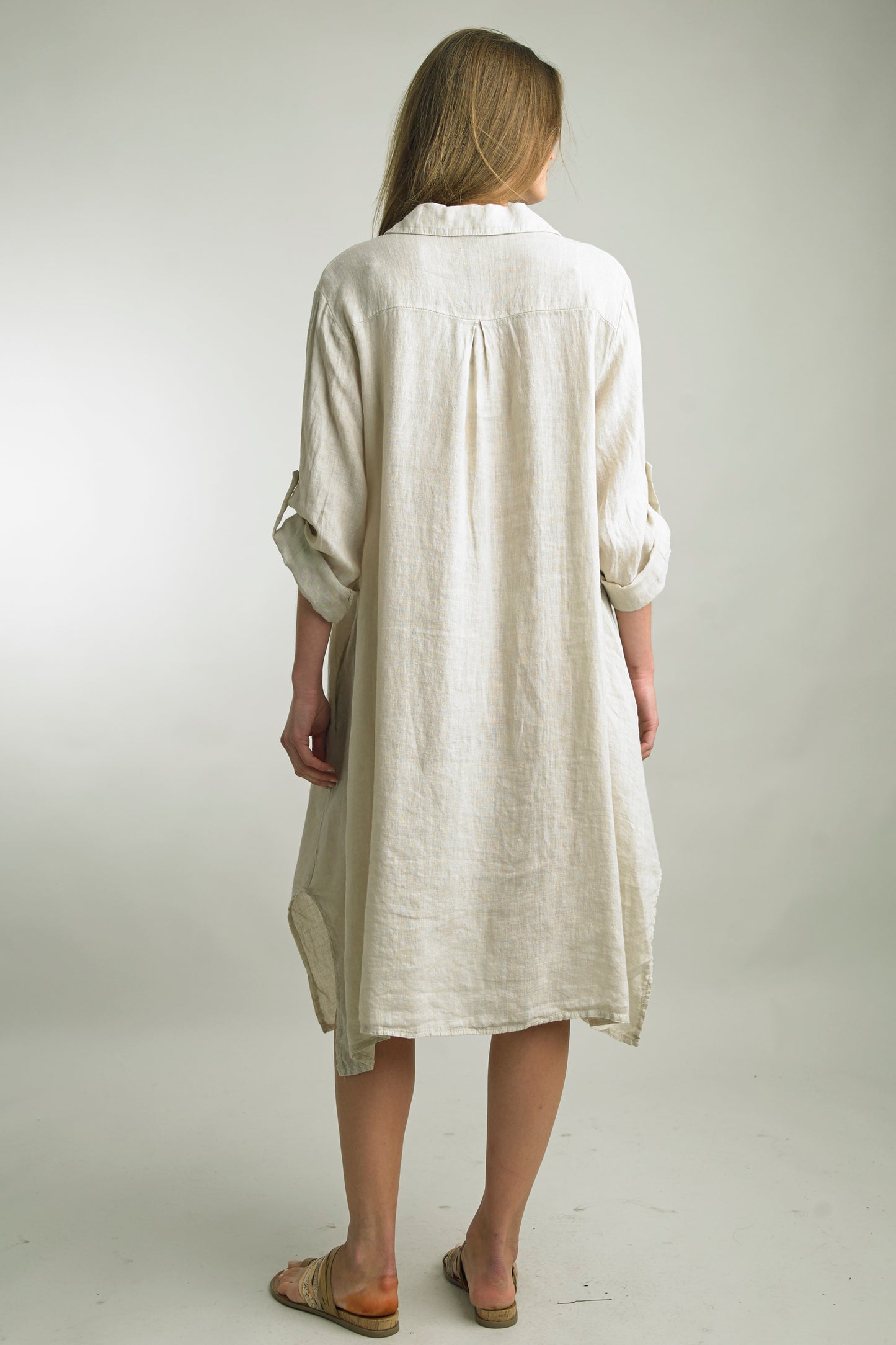Stella Linen Shirt Dress
