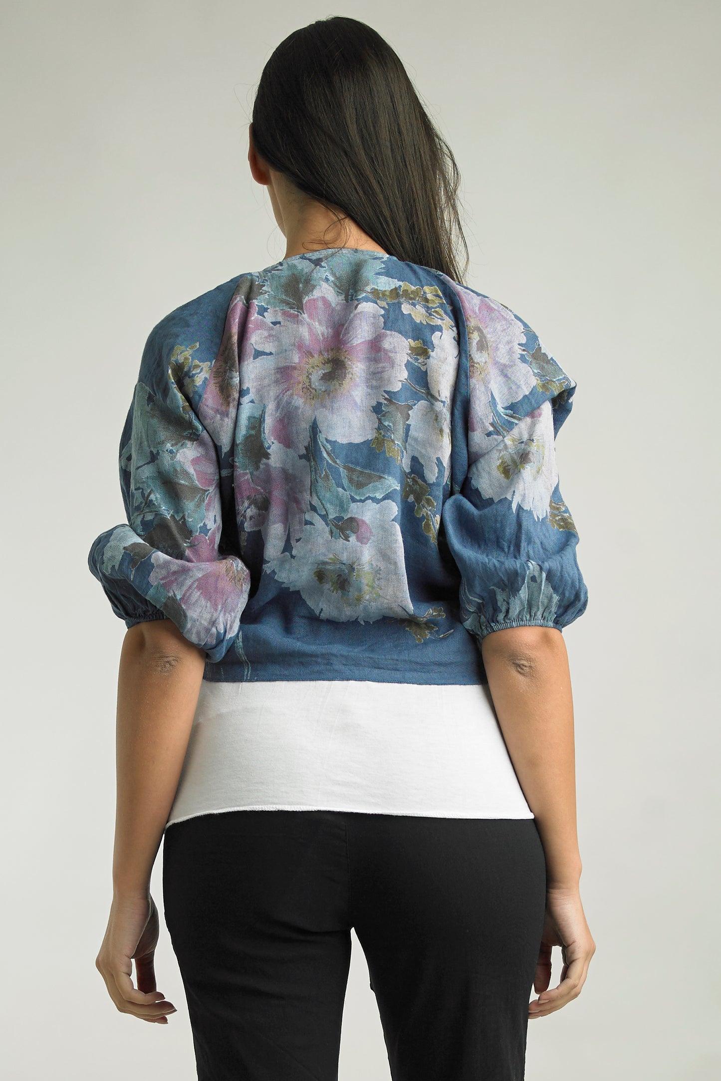 Perfectly Printed Linen Jacket