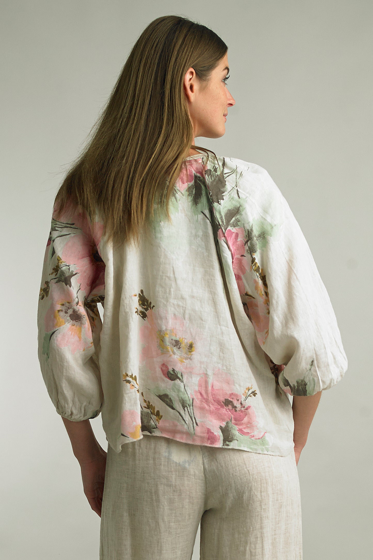 Perfectly Printed Linen Jacket