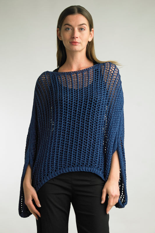 Tempo Paris Crochet Poncho Top