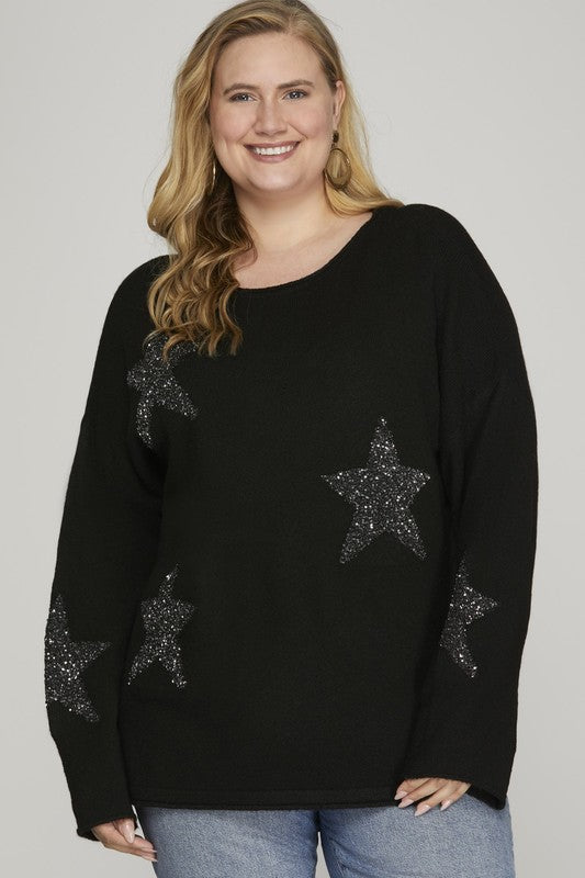 Star Bright Sweater in Curvy