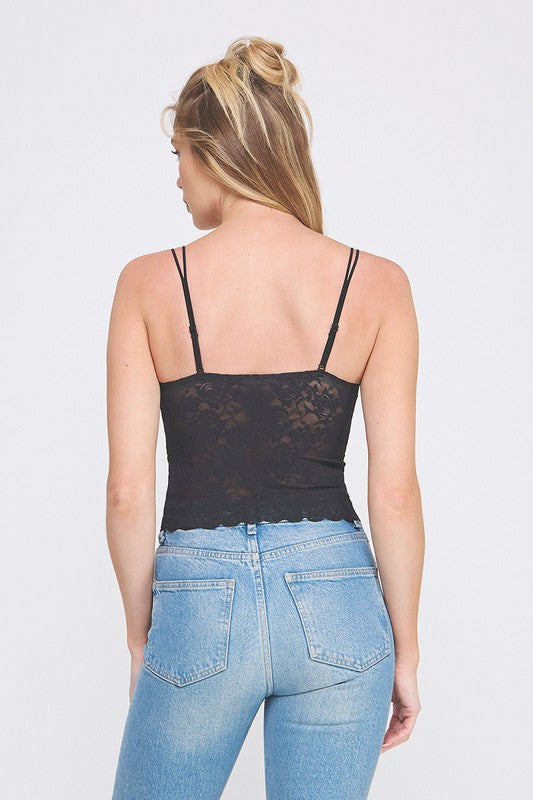 Rose Jacquard Bralette