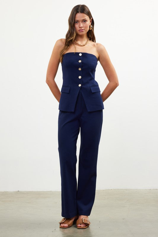 Kathy Knit Wide Leg Pant
