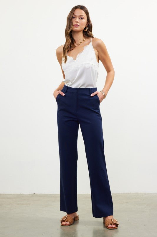 Kathy Knit Wide Leg Pant