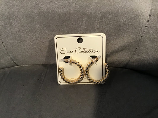 Braided Hoop Earrings