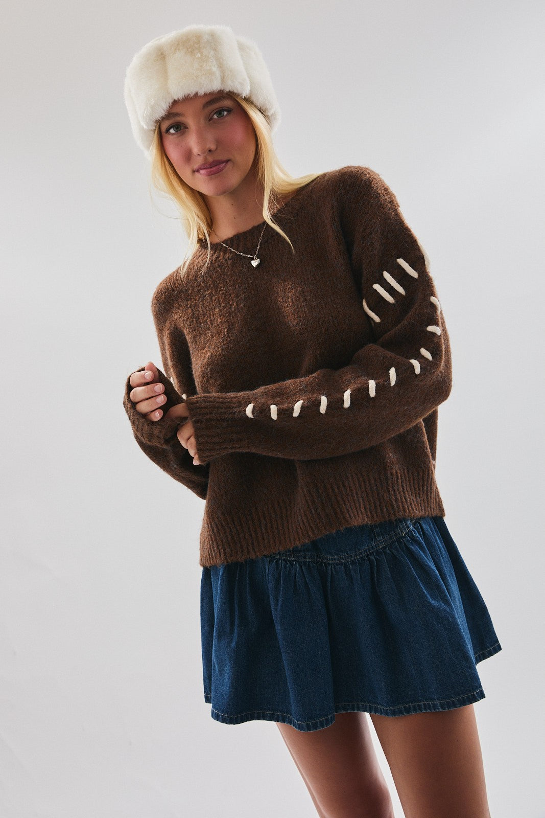Serina Stitched Sweater