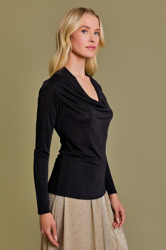 Cammie Cowl Neck Top