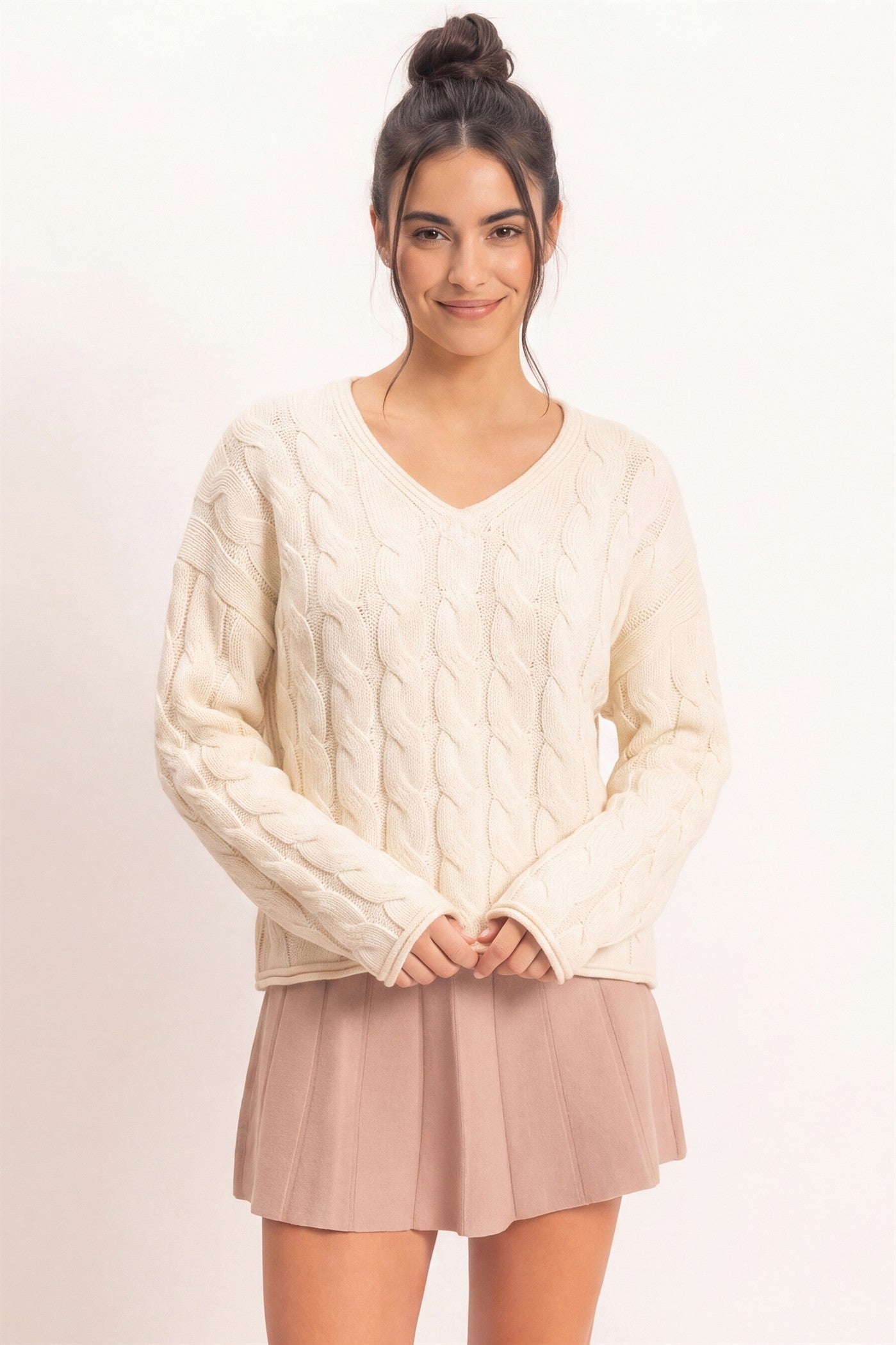 Timeless Cable Knit Sweater