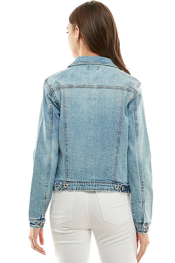 Sadie Stretched Denim Jacket