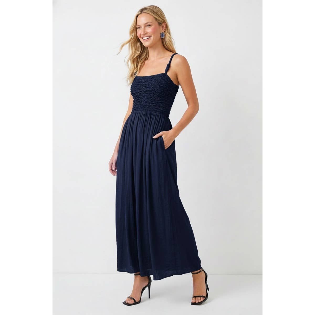Oh Summer Smocked Maxi Dress