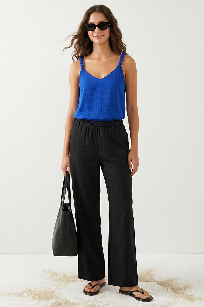 Talia Tank With Strap Accent