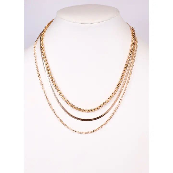 Valree Layered Necklace Gold