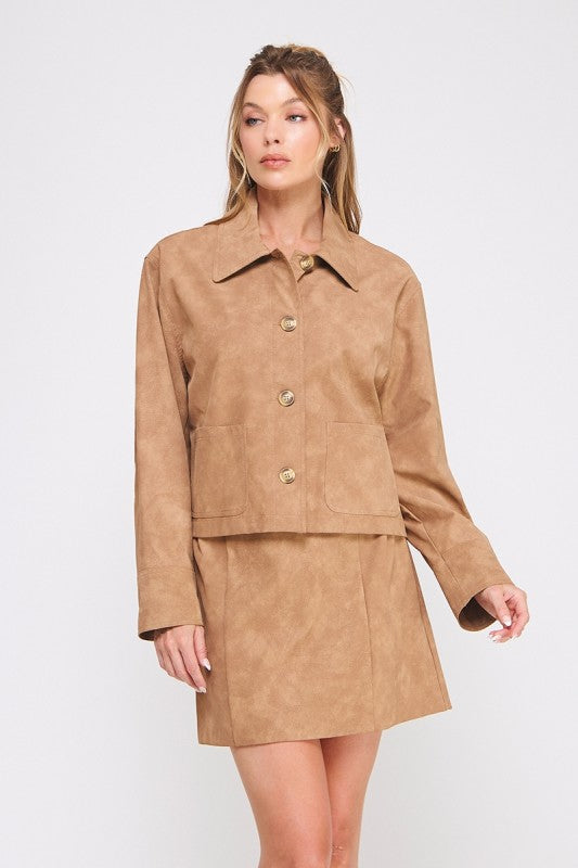 Vera Vegan Leather Jacket