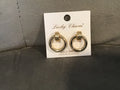 Gold-Dipped Door-Knocker Earring
