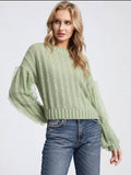 Lena Lace Trim Top
