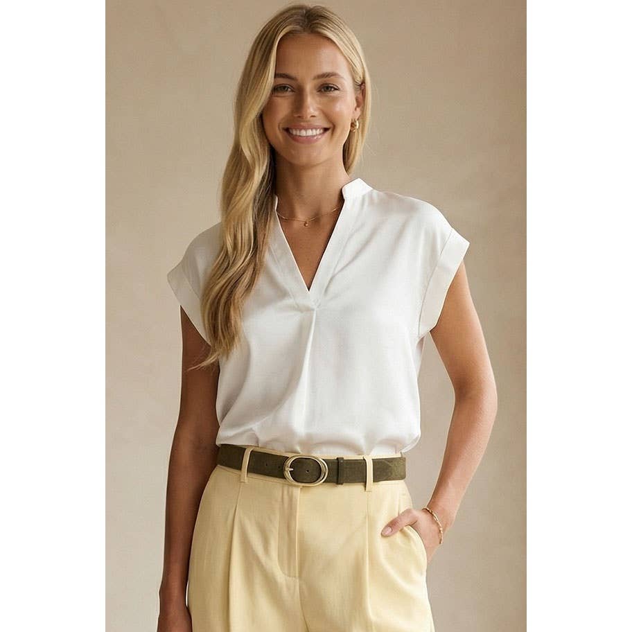 Brielle Satin Blouse