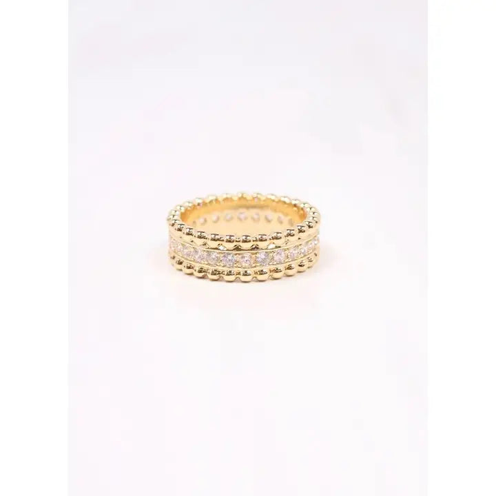 Timothee Cz Ring Gold