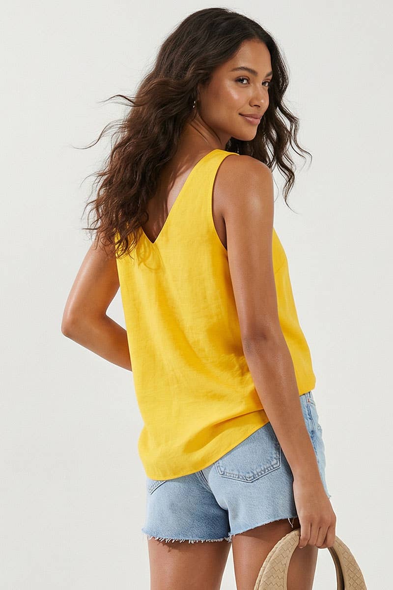 Talia Tank With Strap Accent