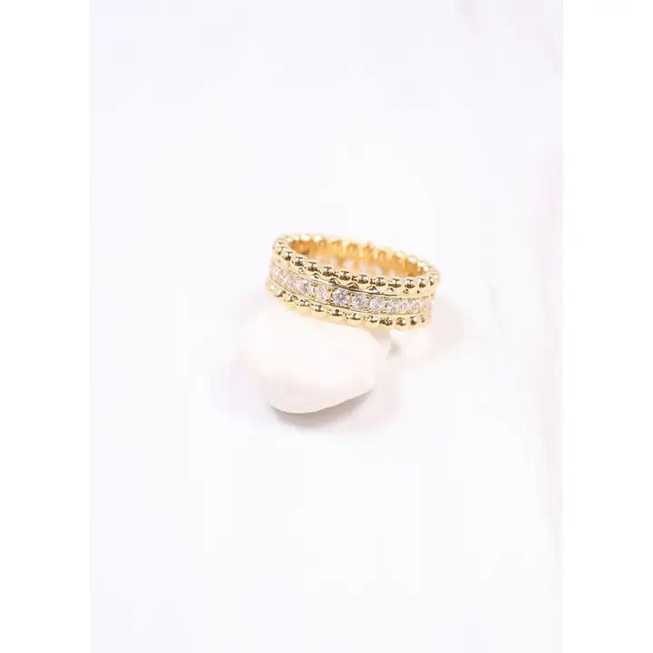 Timothee Cz Ring Gold