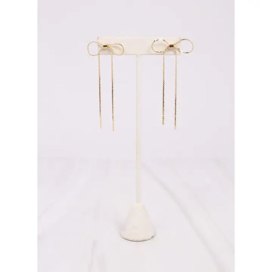 Beila Bow Earring Gold