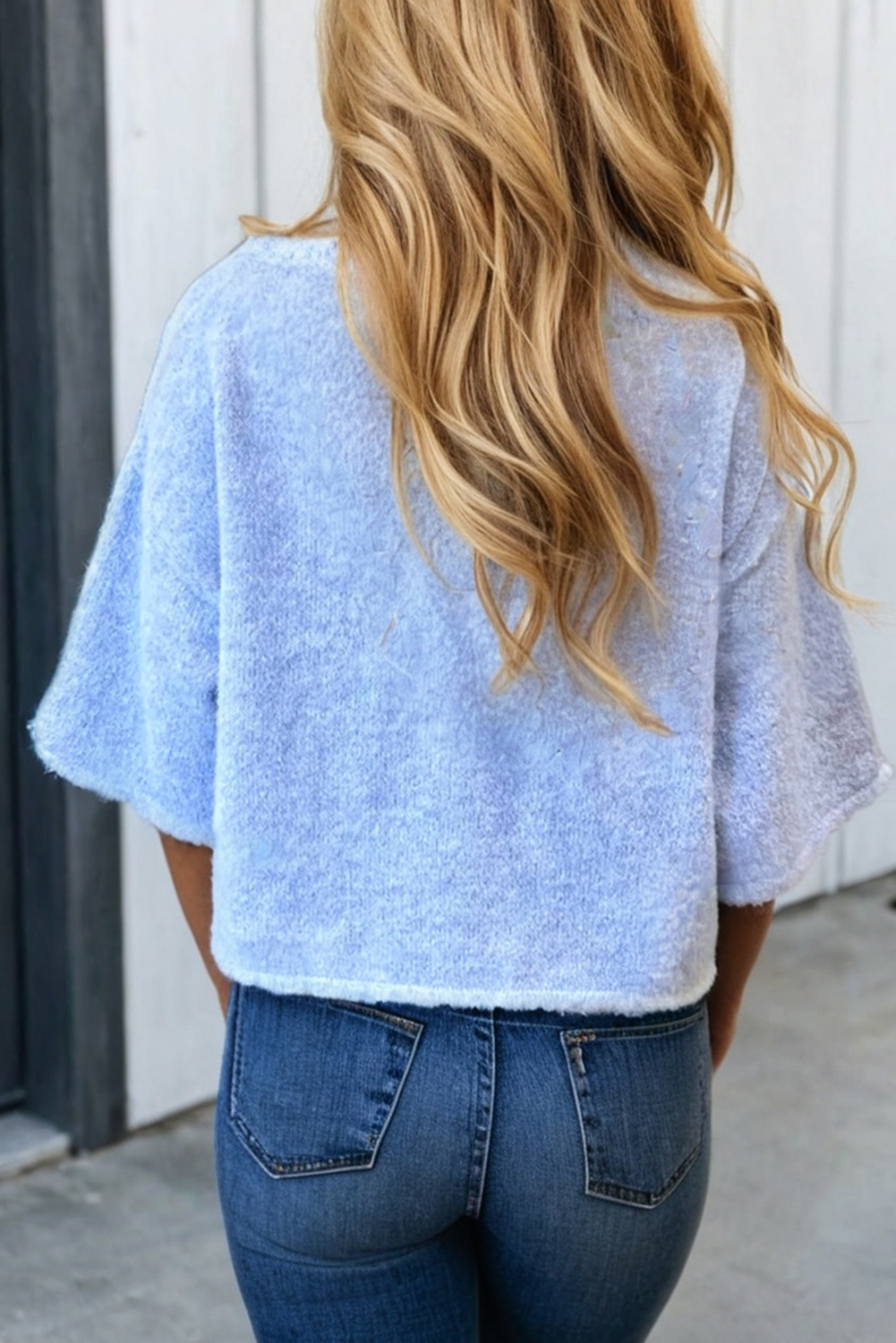 Bree Boxy Knit Button Down Sweater
