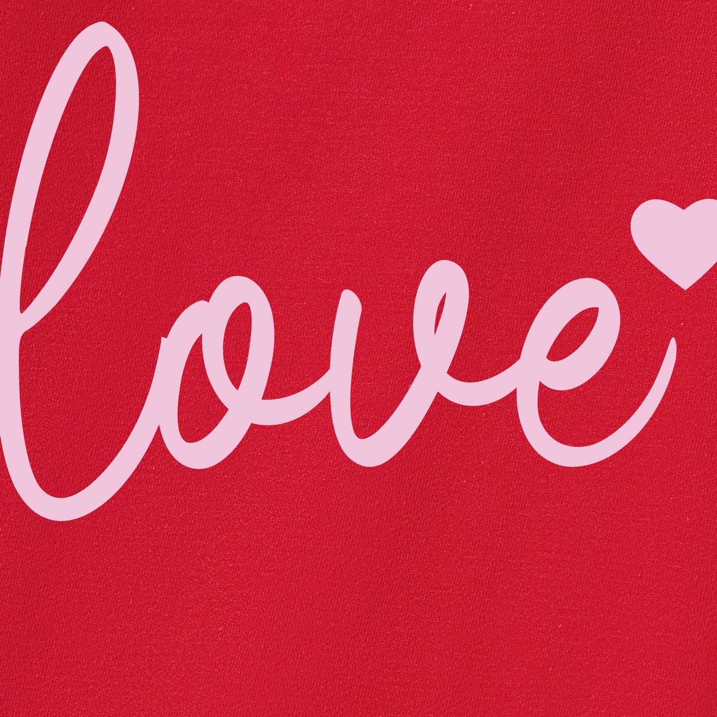 Valentine's Day Letter Long-sleeve Tops for Mommy and Me