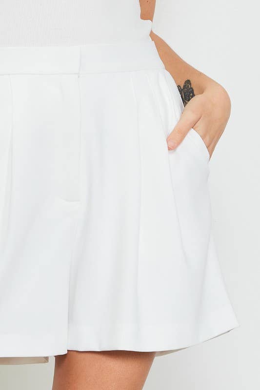 Perfect Pleated Shorts