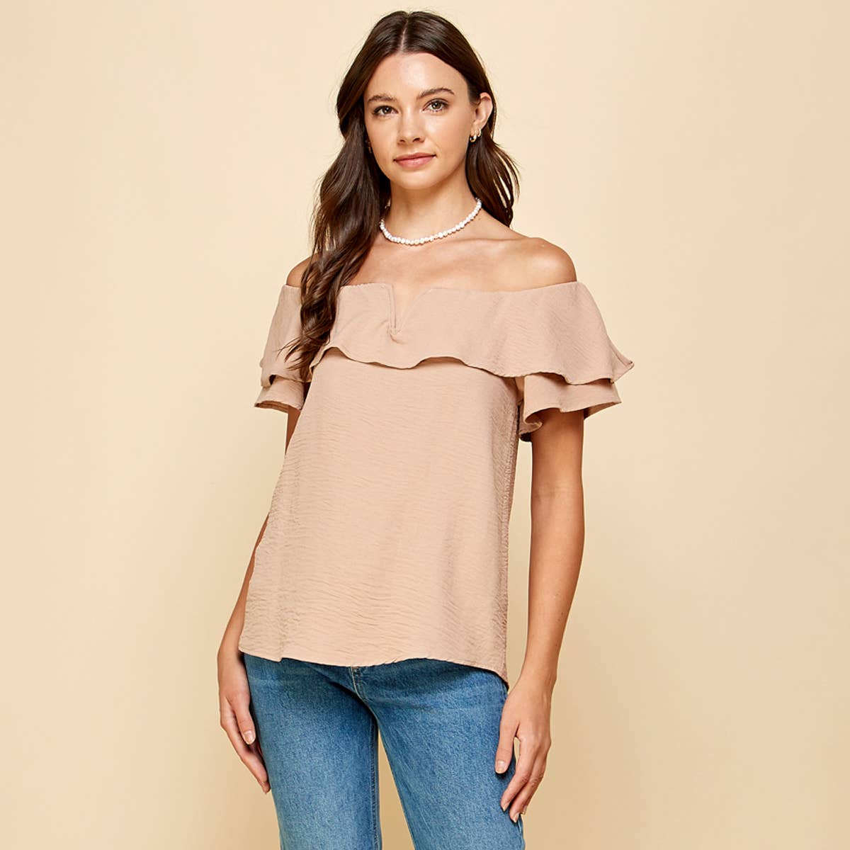 Veronica Solid Top