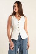 Harlow Woven Vest