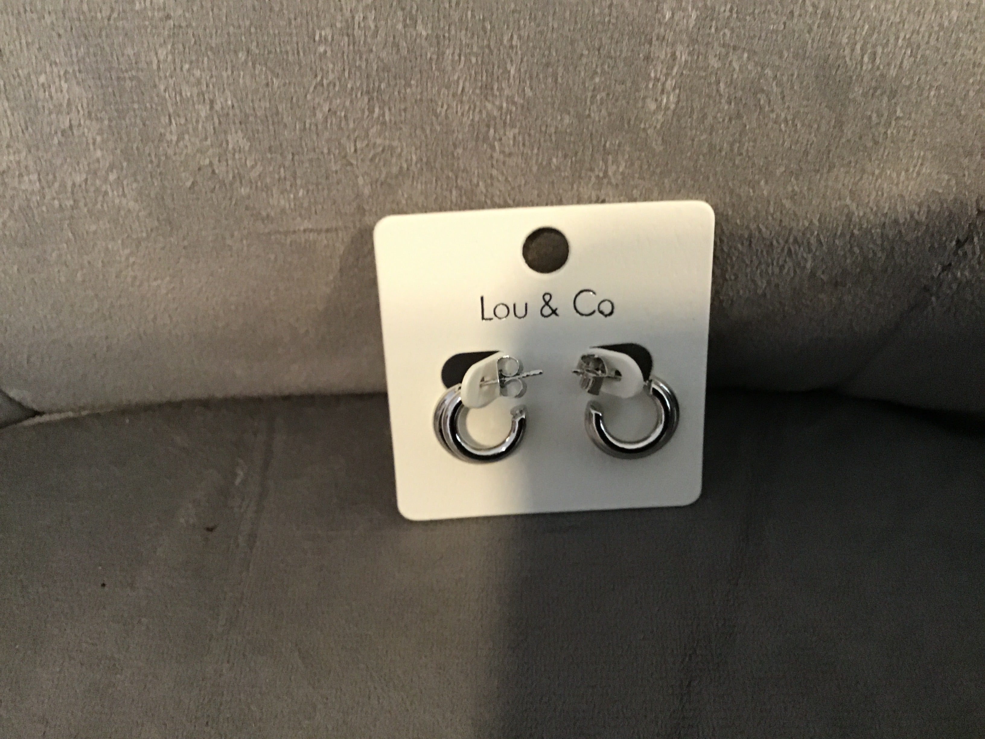 Earrings Double loop