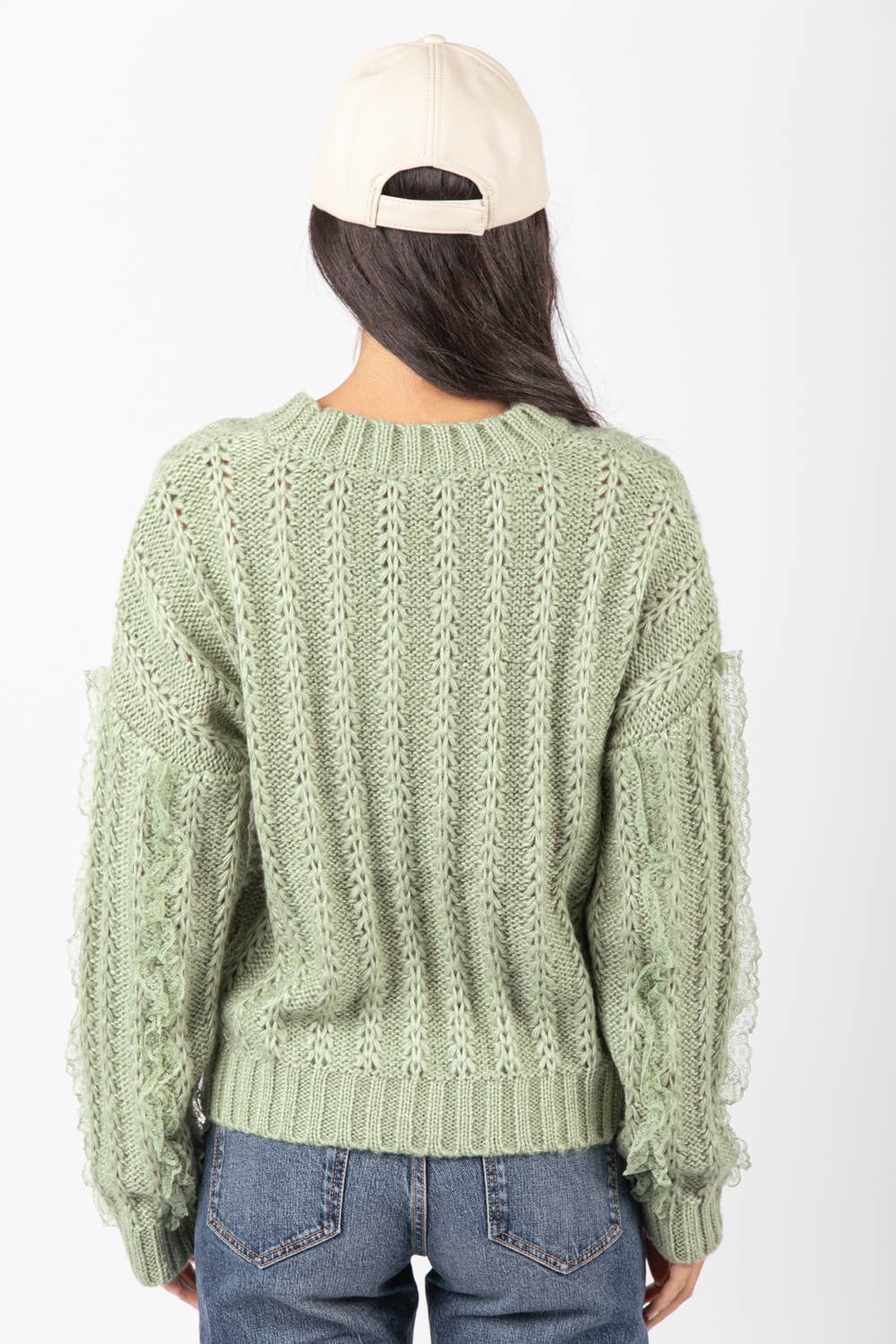Lena Lace Trim Top