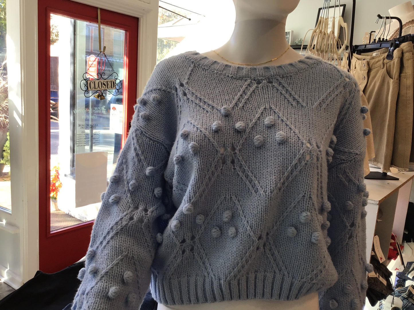 Paulina Pompom Sweater