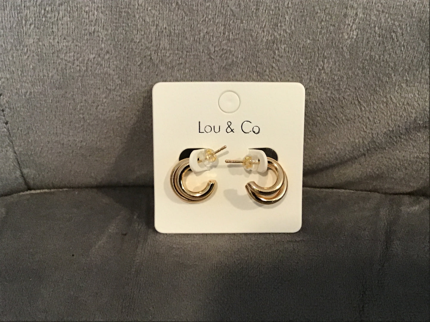 Earrings Double loop