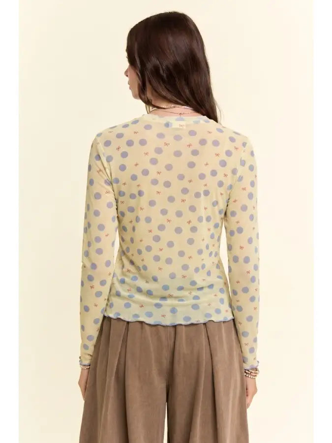 Bow and Polka Top