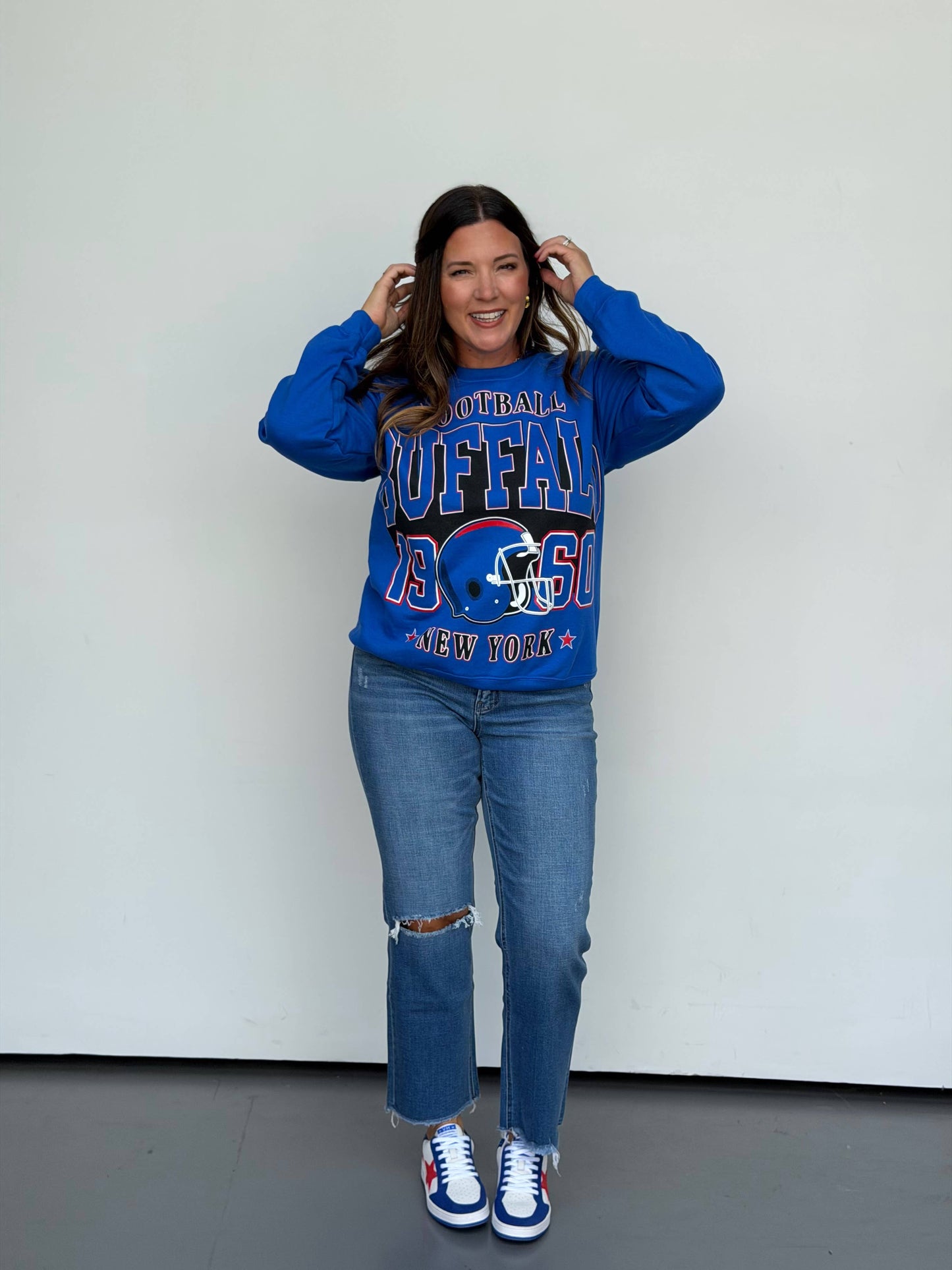 Buffalo Oversized Print Sweatshirt