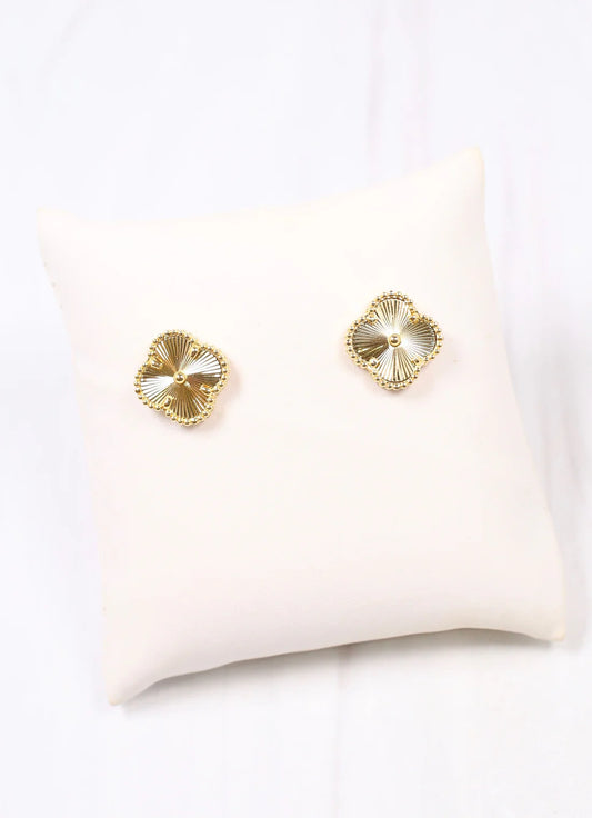 Kimmie Clover Earring GOLD