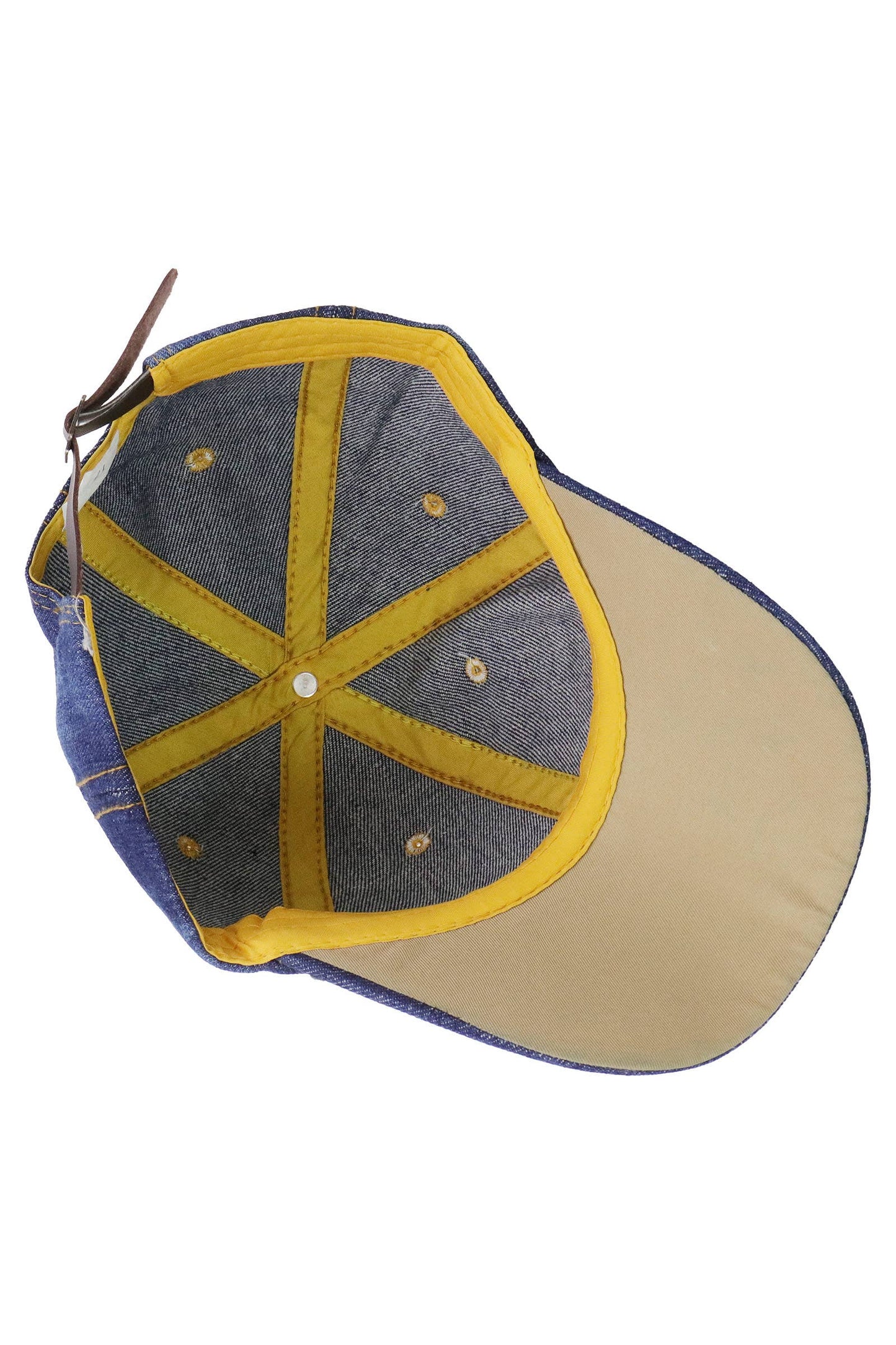 American Flag Bling Patch Denim Baseball Cap