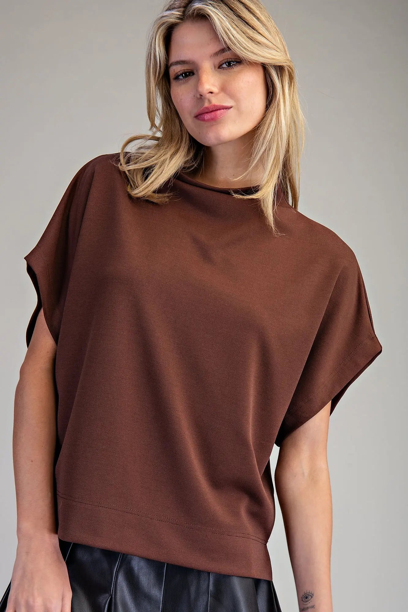 Maisy Mock Neck Top