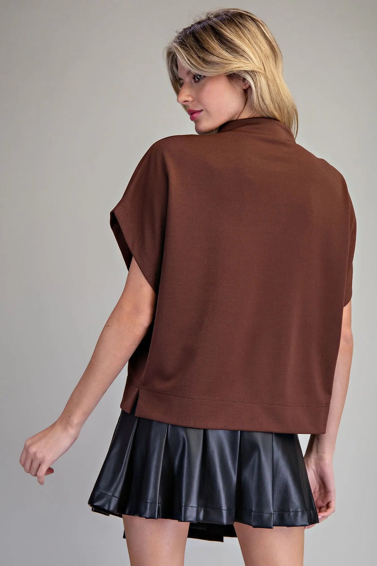 Maisy Mock Neck Top