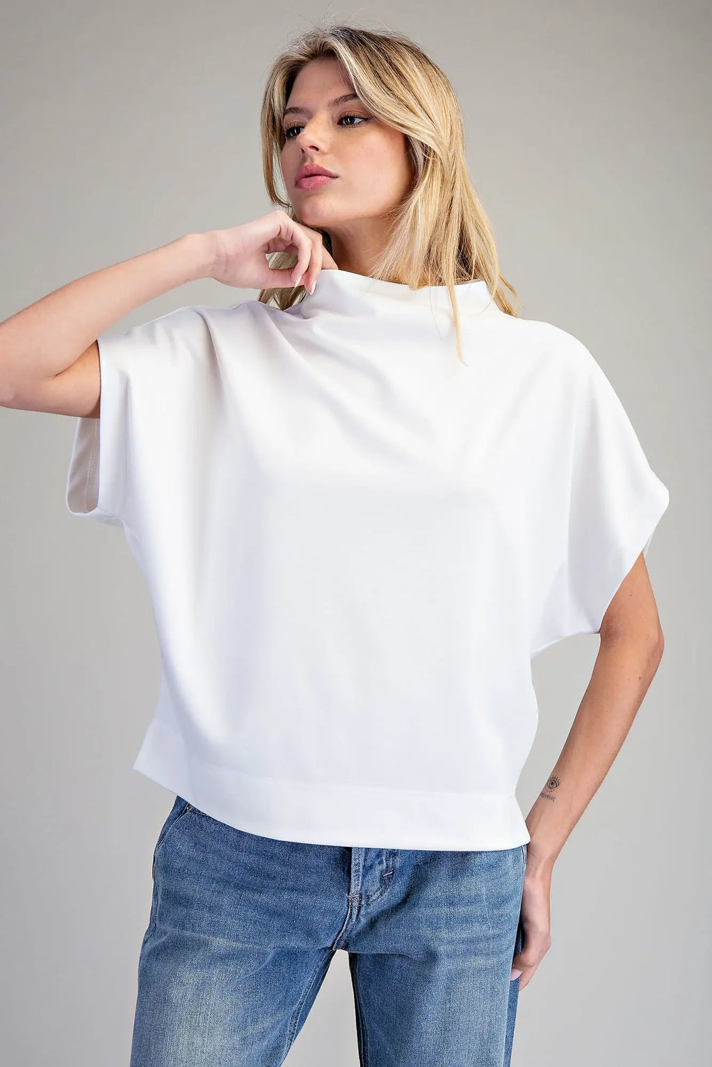 Maisy Mock Neck Top