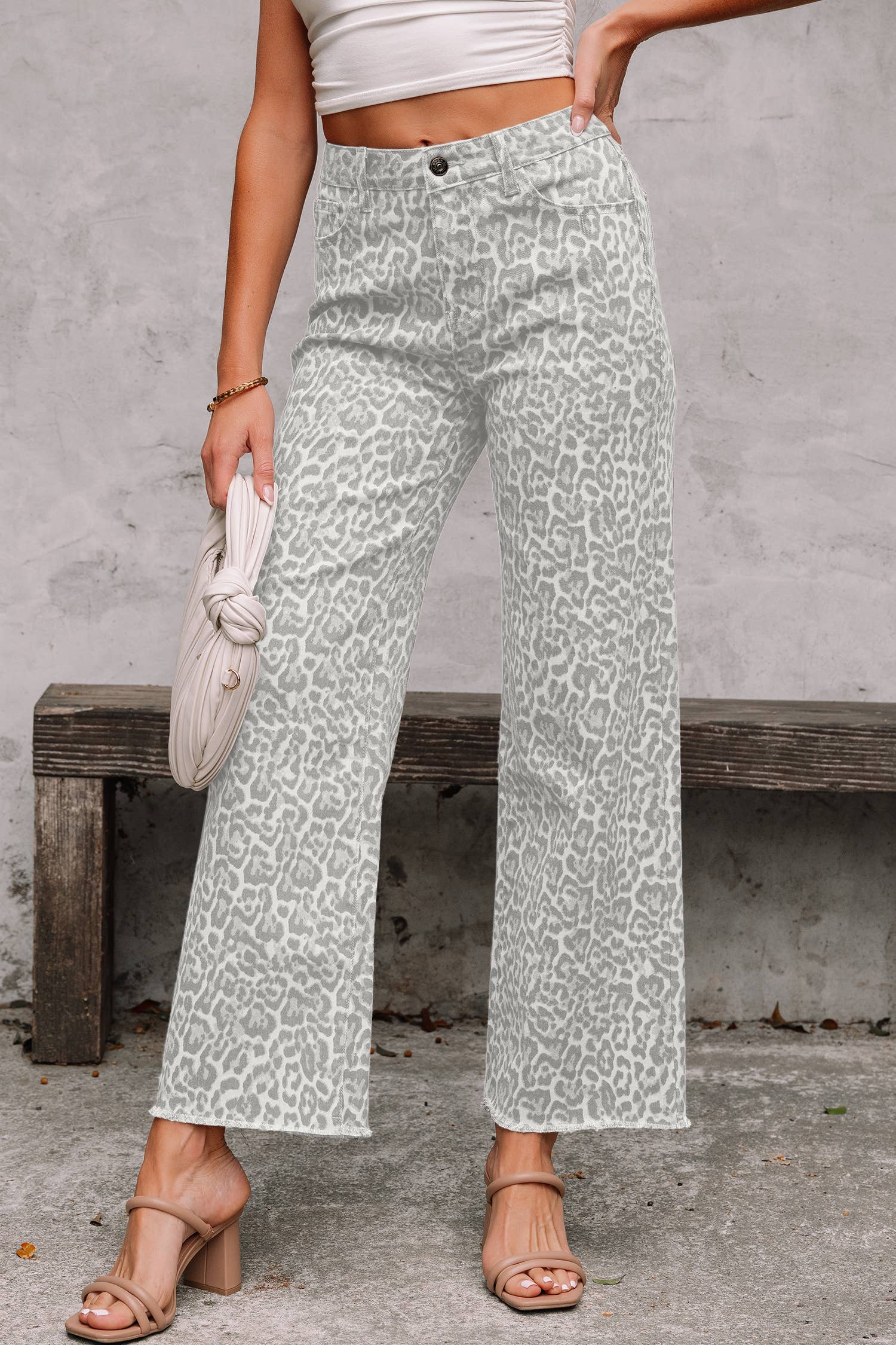 Mika Leopard High Waist Jeans