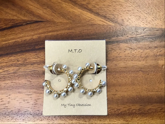 Crystal Bow Earrings