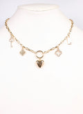 Mullion Charm Necklace GOLD