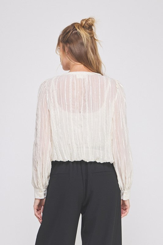 Ebony Embroidered Blouse