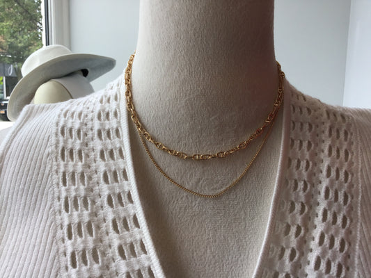 Two layered necklace