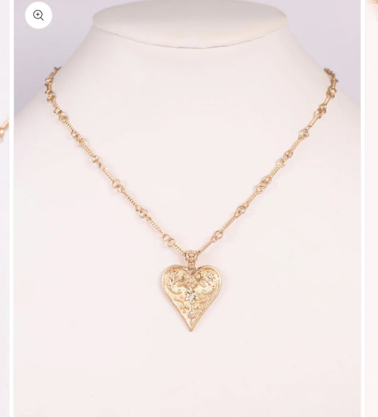 Kelly Heart Necklace