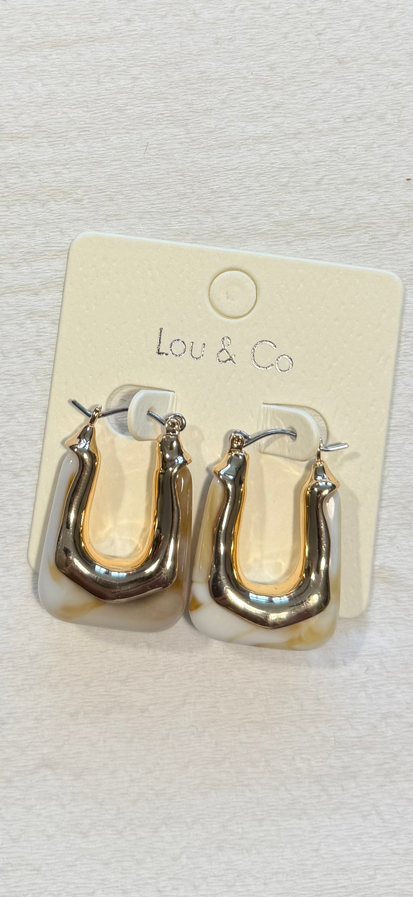 Acrylic Hoop Earring