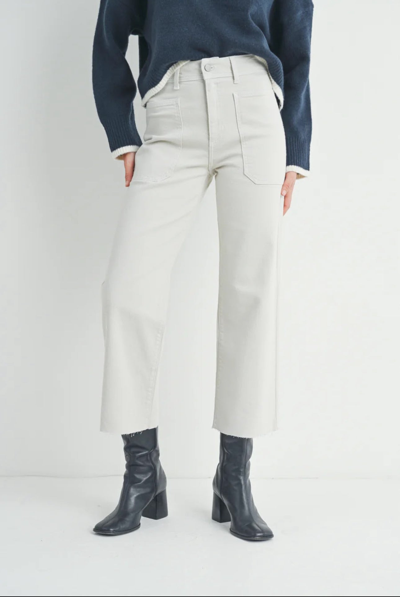 Sea Salt Utility Wide Leg